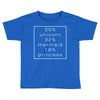 50 % unicorn (White) Toddler T-shirt