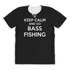 keep calm bass fishing All Over Women's T-shirt