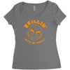 krillin with my homies Women's Triblend Scoop T-shirt