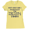 not only am i perfect Ladies Fitted T-Shirt