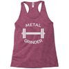 gym dumbbell Racerback Tank