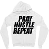 pray hustle repeat Zipper Hoodie