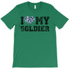 i love my soldier navy camouflage T-Shirt