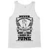 Never Underestimate Dog Rescuer Who Was Born June Tank Top