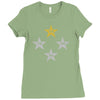 deutschland weltmeitser 4 sterne Ladies Fitted T-Shirt