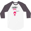 Lucky Girl (Lucky Girl - Lucky Guy Couples Design) 3/4 Sleeve Shirt