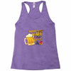 save water drink beer Racerback Tank