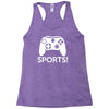 sports video games Racerback Tank