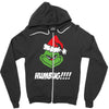 humbug grinch christmas Zipper Hoodie