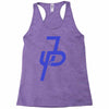 jake paul blue Racerback Tank