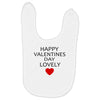 happy valentine day lovely Baby Bibs