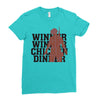 Pubg Silhouette Ladies Fitted T-Shirt