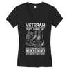 Veteran Don't Thank Me Thank My Grandpa Who Never Came Back Women's V-Neck T-Shirt