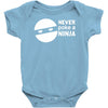 never poke a ninja Baby Onesie