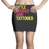 little boobed and tattoed Mini Skirts