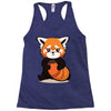 red fox 3 Racerback Tank