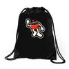 death by chocolate Drawstring Bags