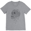 skull triangle V-Neck Tee