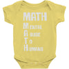 math mental abuse to humans Baby Onesie