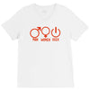 man woman geek V-Neck Tee