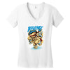 kick my ass Women's V-Neck T-Shirt