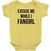 excuse me while i fangirl Baby Bodysuit
