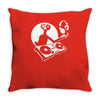 dj et hacke musik Throw Pillow