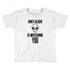 grey alien Toddler T-shirt