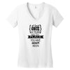 go to a place you have never been Women's V-Neck T-Shirt