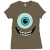 mike wazowski monstres Ladies Fitted T-Shirt