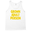 grown adult person Tank Top