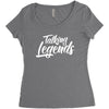 TALK LEGENDS Women's Triblend Scoop T-shirt