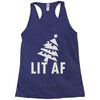 lit af Racerback Tank