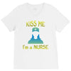 kiss a nurse V-Neck Tee