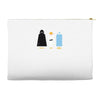 father, son, holy spirit Accessory Pouches