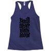 you'll never walk alone Racerback Tank