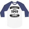 Premium Vintage 1949 3/4 Sleeve Shirt