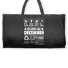 Born In December Weekender Totes