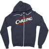 retro carling beer Zipper Hoodie