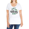 Daddy's Hiking Buddy Ladies Curvy T-Shirt