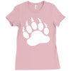 tiger paw sticker vinyl decal   wildcat claws print pet car window tru Ladies Fitted T-Shirt