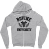 bovine university Zipper Hoodie