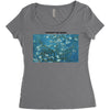 Van Gogh  Blossoming Almond Women's Triblend Scoop T-shirt