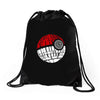 pokeball death star Drawstring Bags