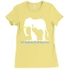 only elephants should wear ivory Ladies Fitted T-Shirt