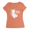 awesome possum Women's Triblend Scoop T-shirt