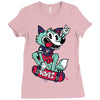 foxes Ladies Fitted T-Shirt