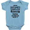 Perfect Freakin Nana Baby Onesie
