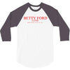 betty ford clinic mens black t shirt rehab centre funny 3/4 Sleeve Shirt
