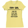 May Girl Ladies Fitted T-Shirt
